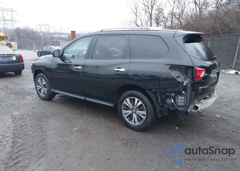 2017 Nissan Pathfinder Sl из США, поврежденный, VIN 5N1DR2MM3HC685116